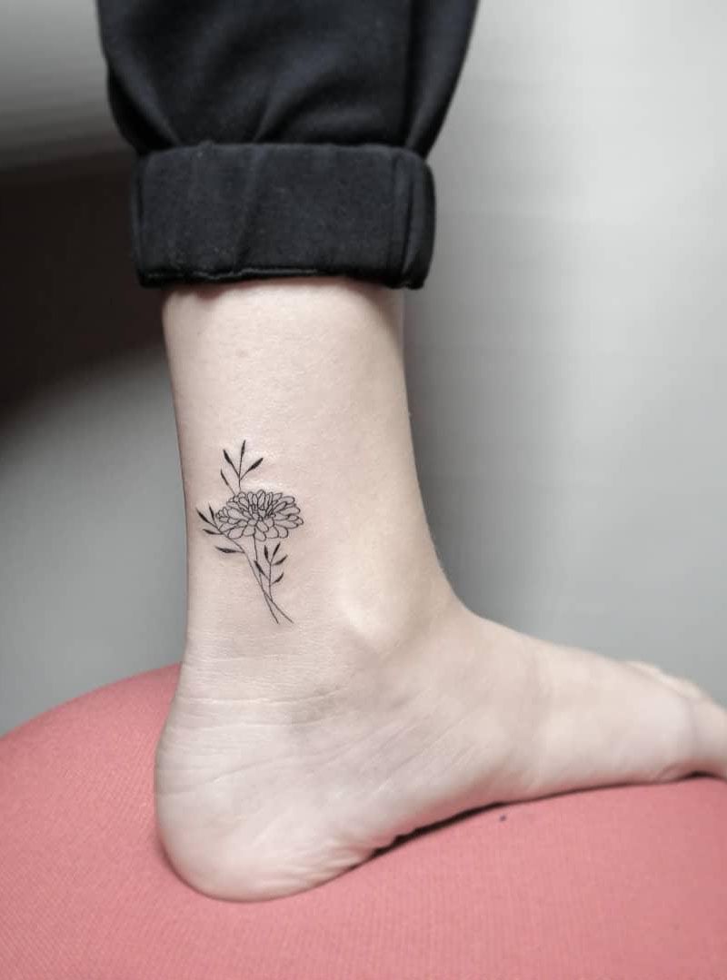 30 Pretty Zinnia Tattoos You Will Love