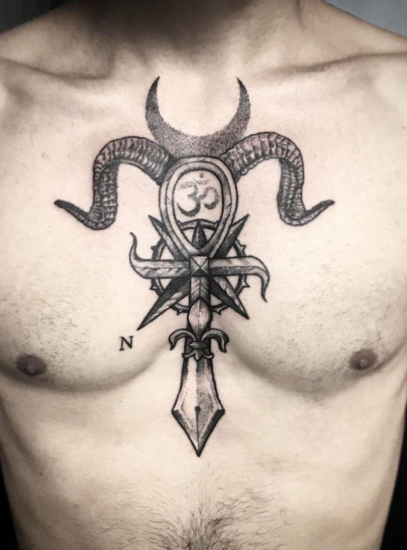 30 Pretty Ankh Tattoos to Inspire You