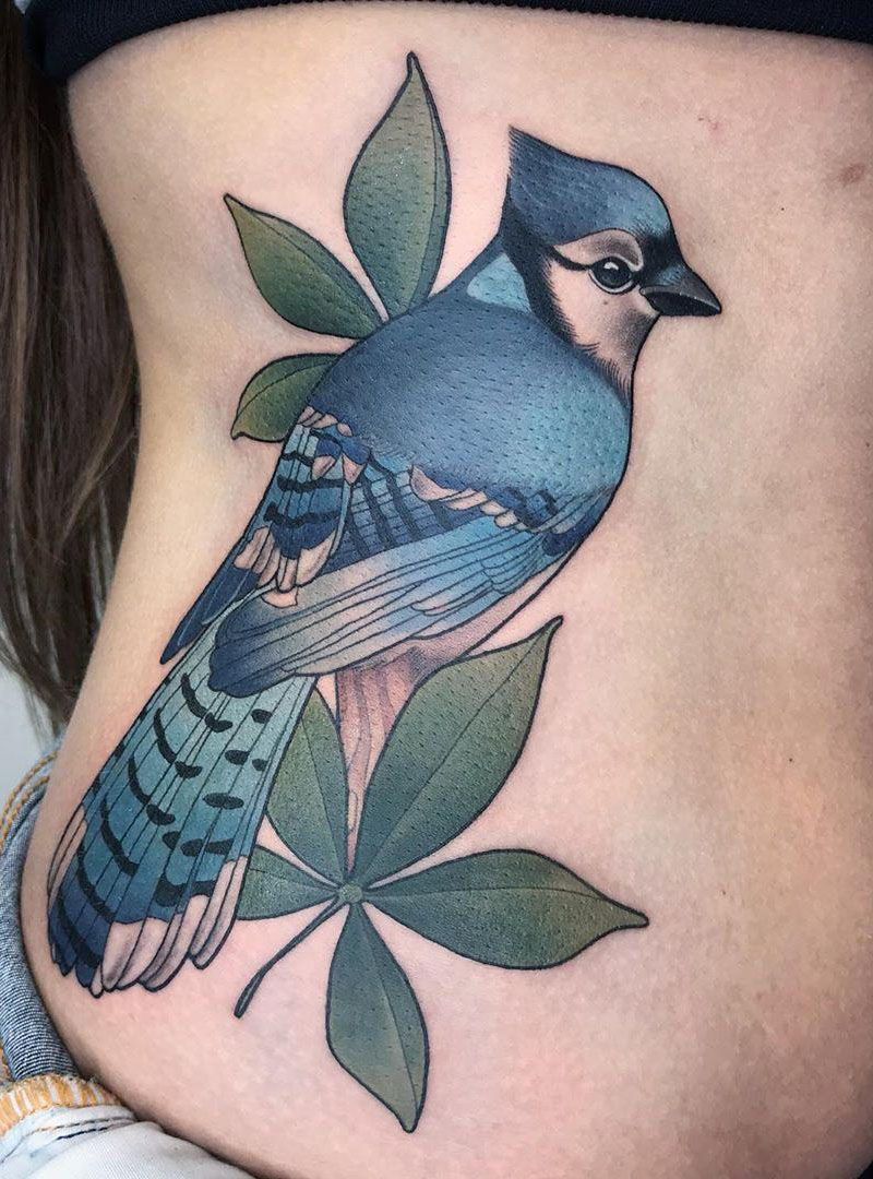 30 Pretty Bluejay Tattoos You Must Try