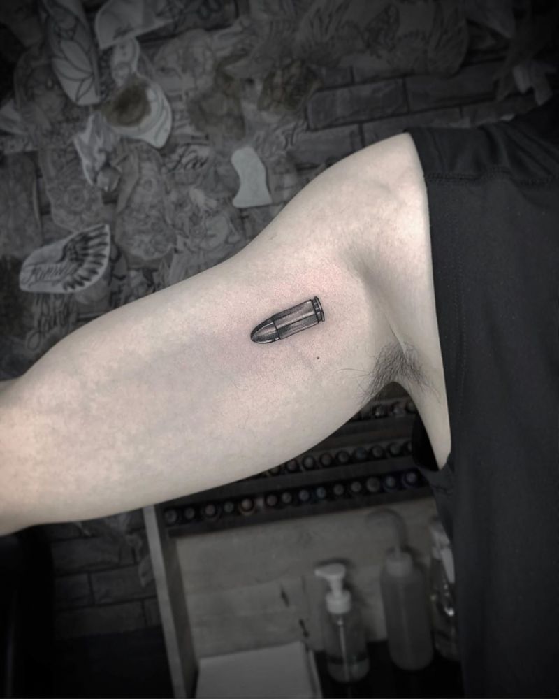 30 Pretty Bullet Tattoos You Will Love