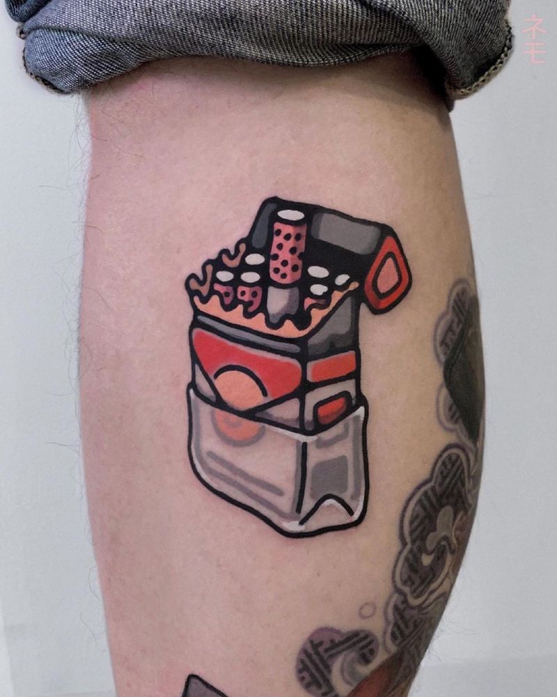 30 Pretty Cigarette Tattoos You Will Love