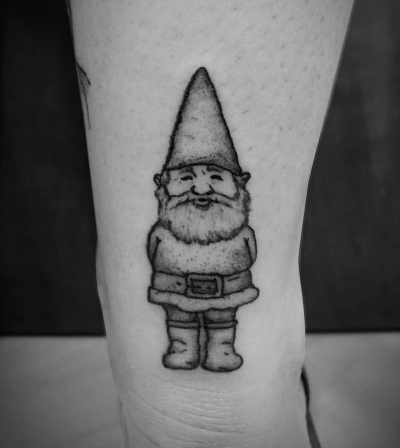 30 Cute Gnome Tattoos You Will Love