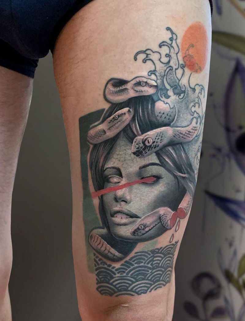 30 Pretty Gorgon Tattoos You Will Love