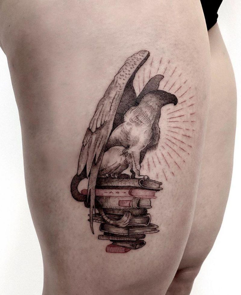 30 Pretty Griffin Tattoos Improve Your Temperament