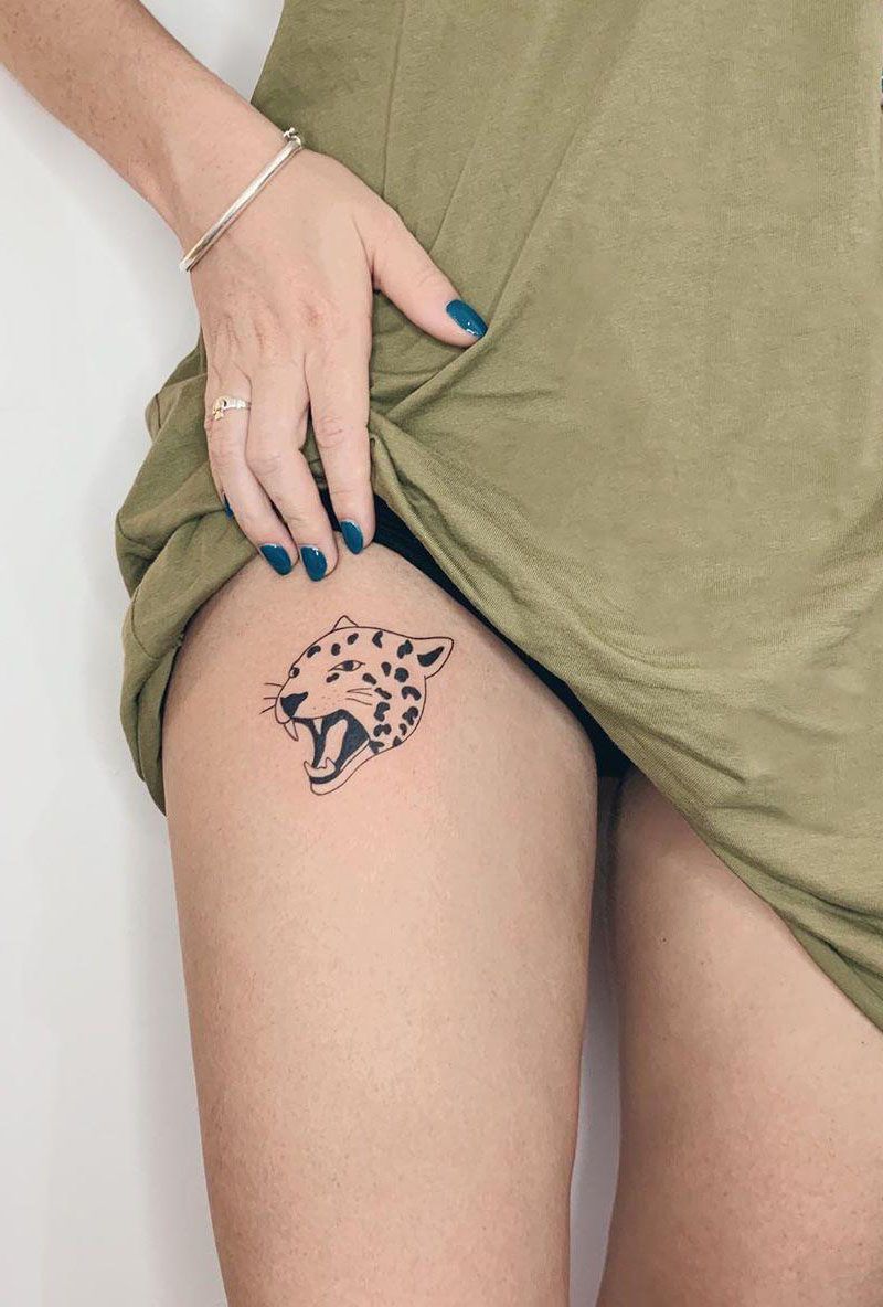 30 Pretty Leopard Tattoos You Will Love