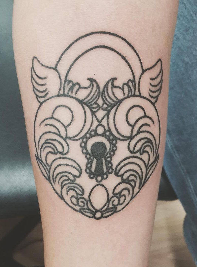 30 Beautiful Lock Tattoos You Will Love