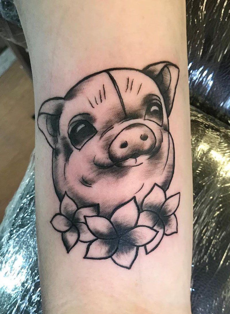 30 Cute Pig Tattoos You Will Love