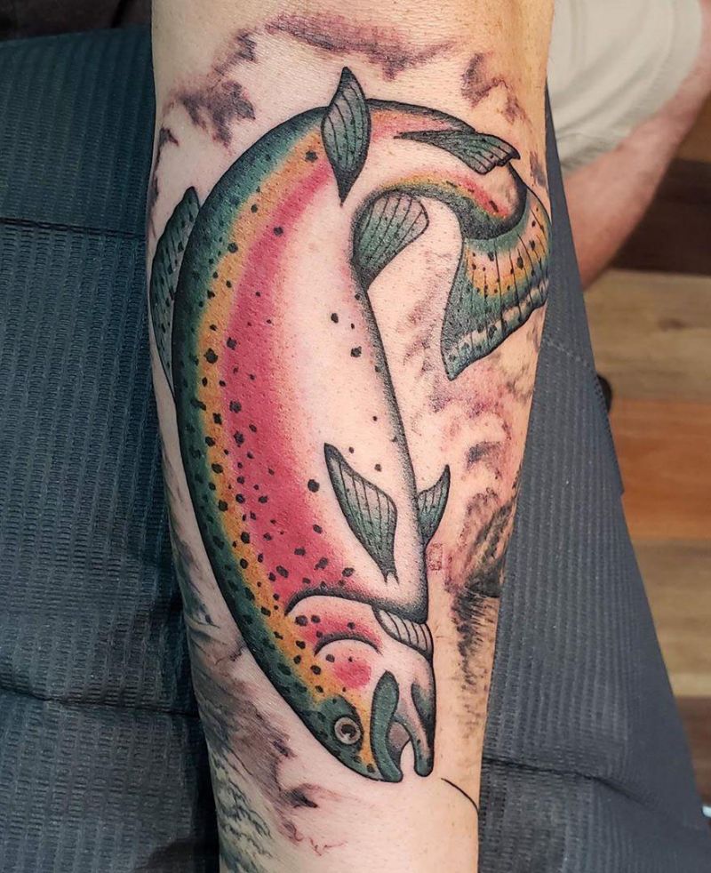 30 Elegant Trout Tattoos for Your Inspiration