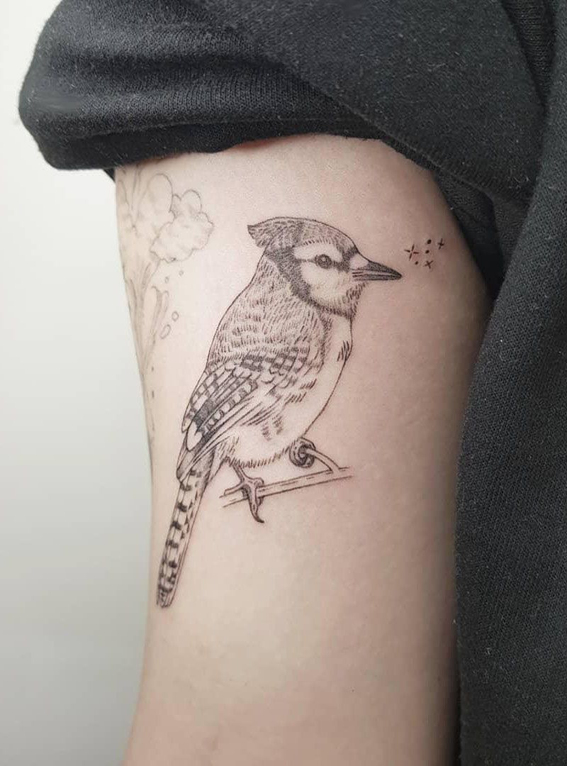 30 Pretty Bluejay Tattoos You Must Try