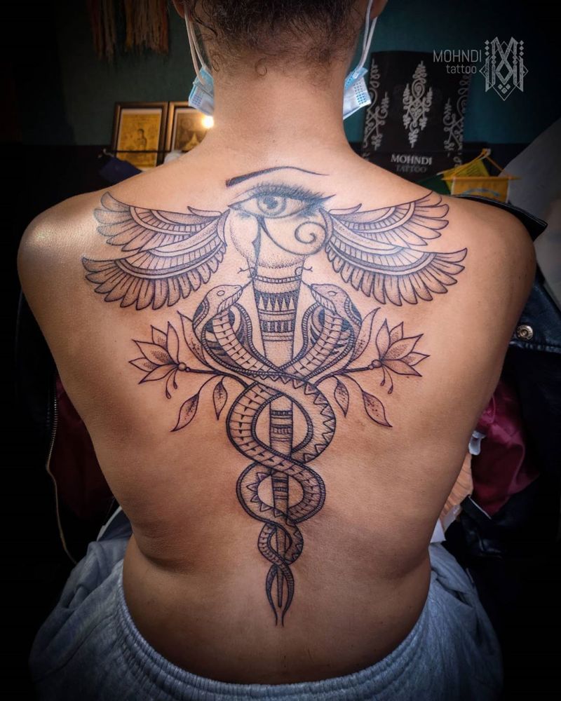 30 Pretty Caduceus Tattoos Make You Brave