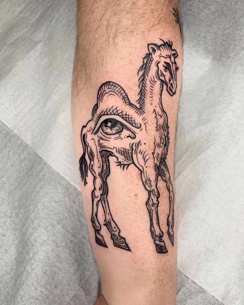 30 Pretty Camel Tattoos to Inspire You