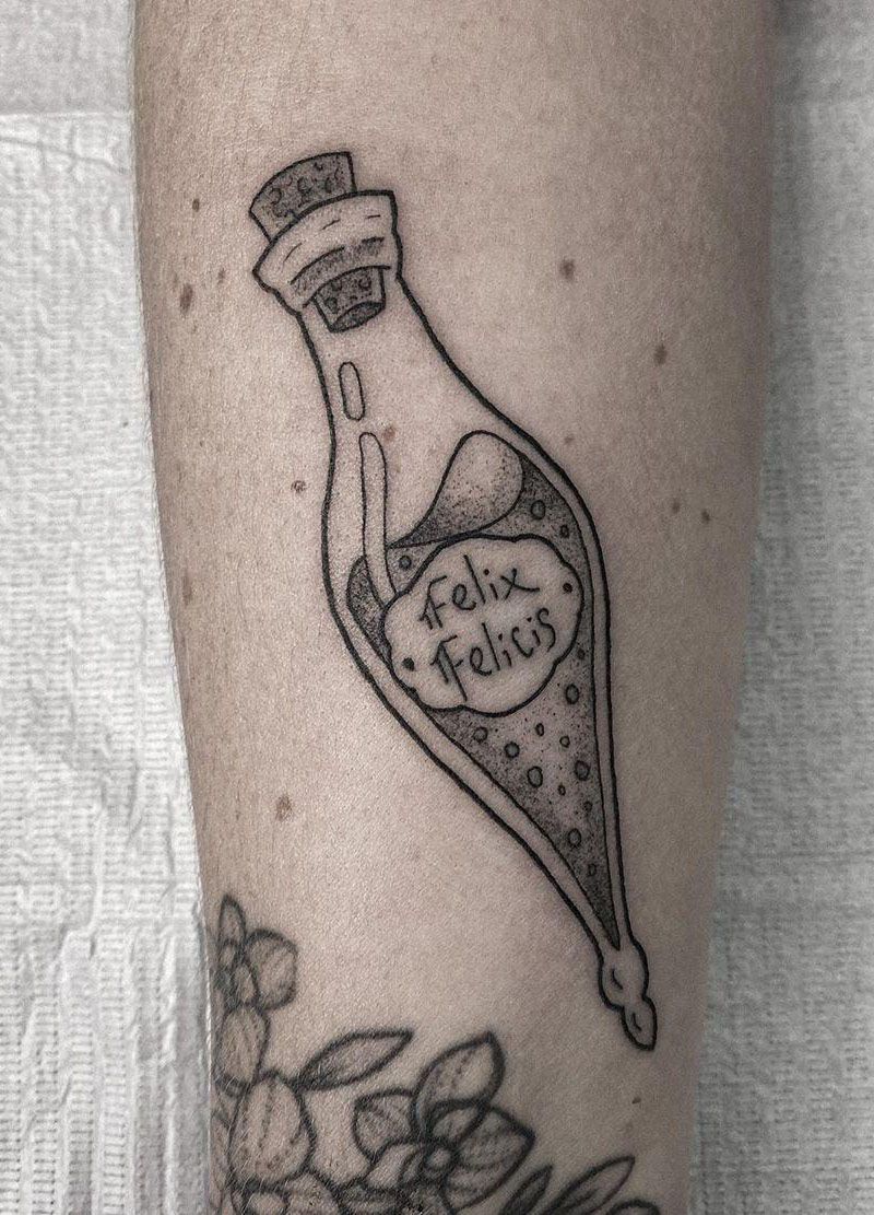 30 Pretty Felix Felicis Tattoos to Inspire You