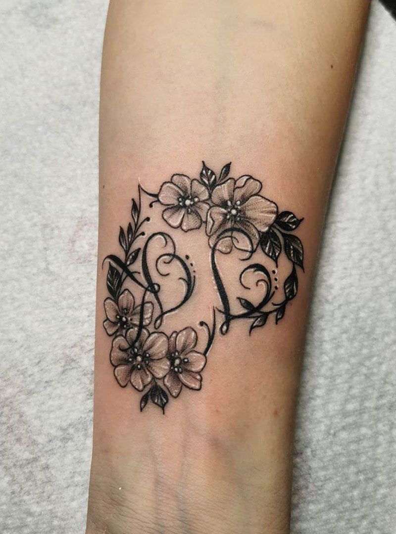 30 Pretty Flower Heart Tattoos You Must Try