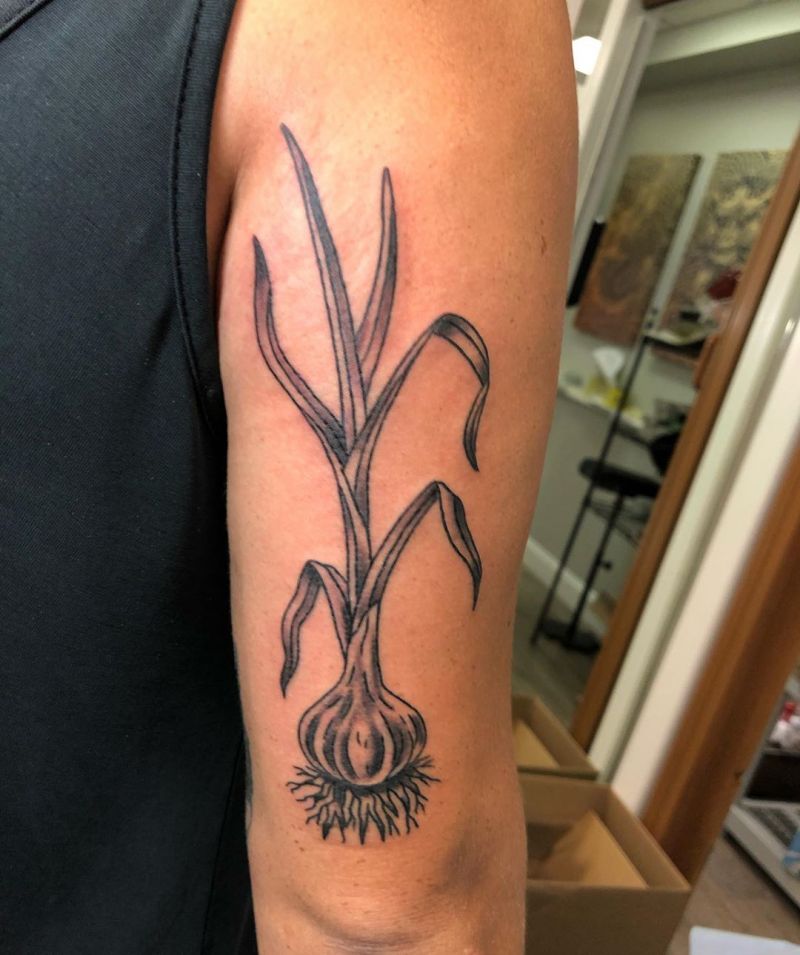 30 Pretty Garlic Tattoos to Inspire You