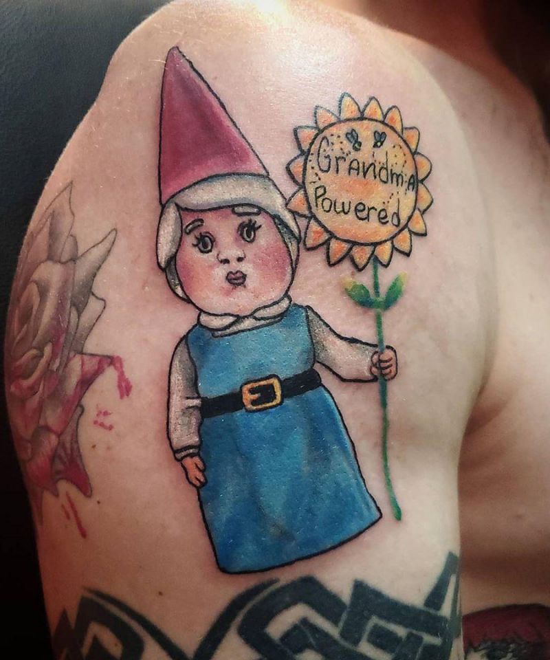 30 Cute Gnome Tattoos You Will Love