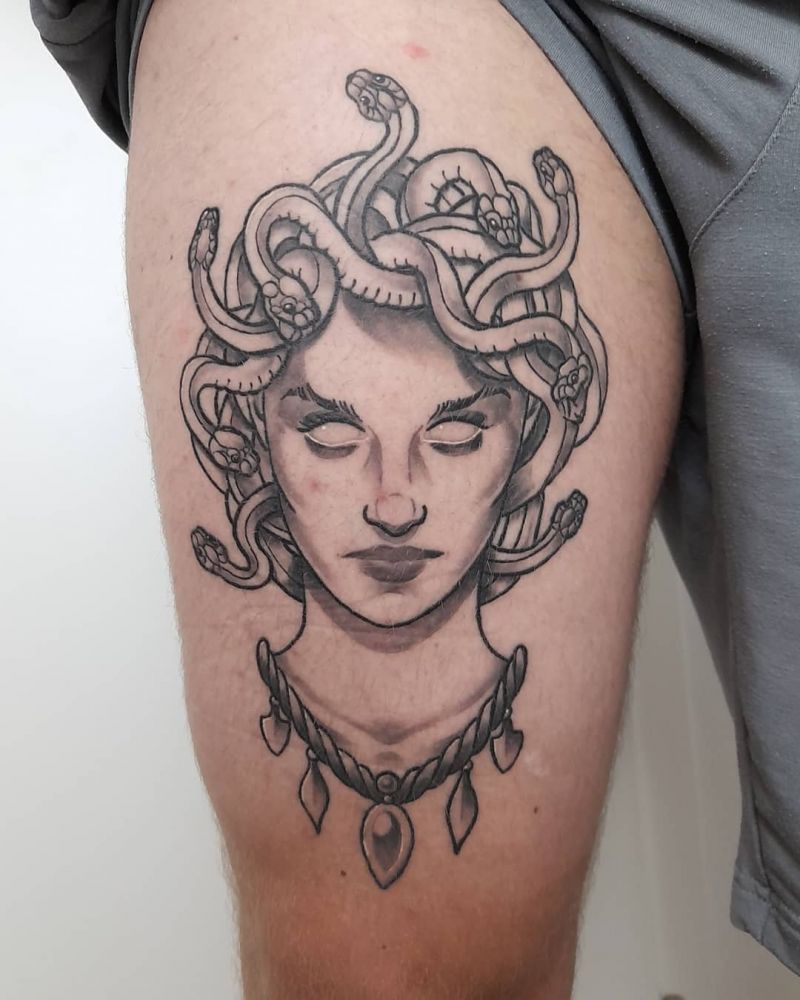 30 Pretty Gorgon Tattoos You Will Love