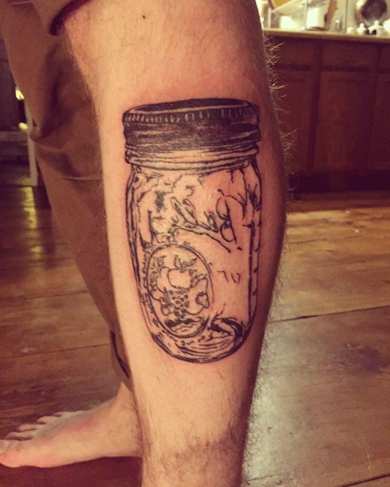 30 Pretty Jar Tattoos Make You Attractive