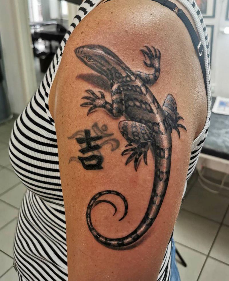 30 Pretty Lizard Tattoos Will Make You Want to Try