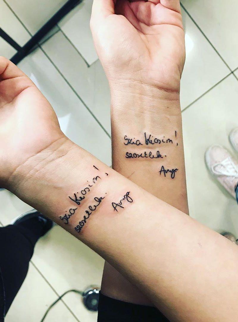 30 Pretty Sister Tattoos Let You Always Miss Each Other