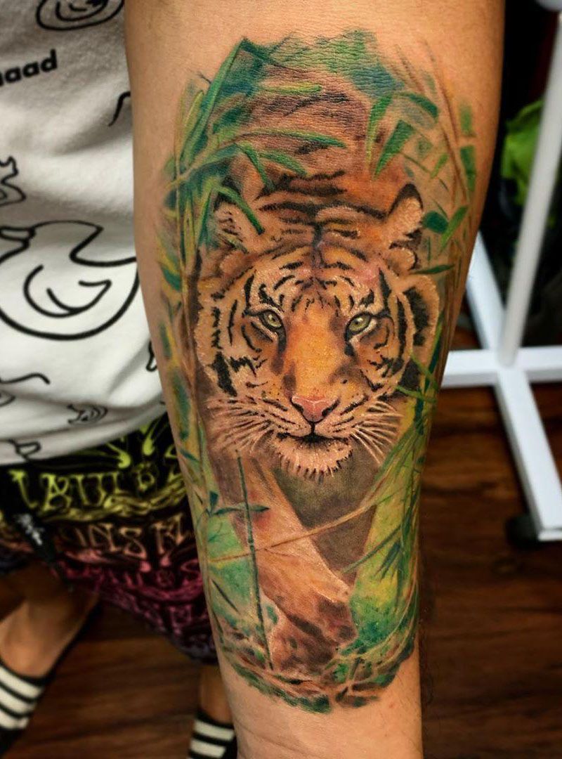 30 Pretty Tiger Tattoos Improve Your Temperament