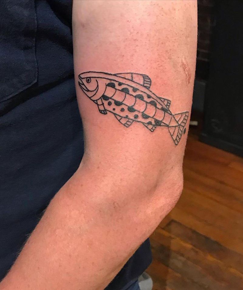 30 Elegant Trout Tattoos for Your Inspiration