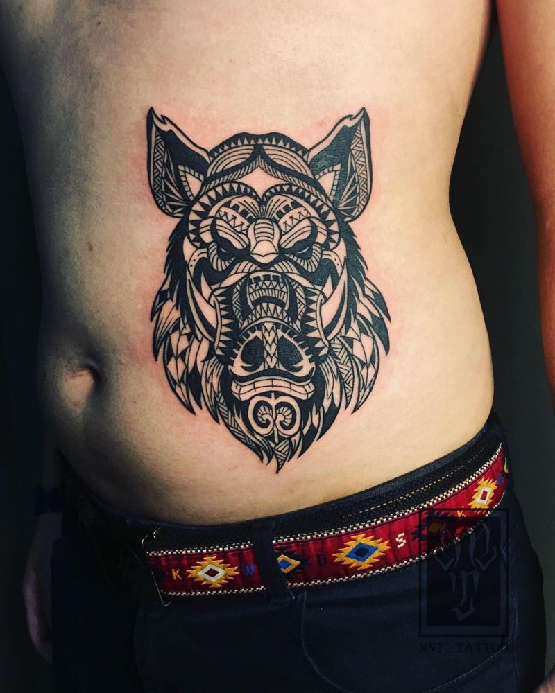 30 Pretty Wild Boar Tattoos You Must Try