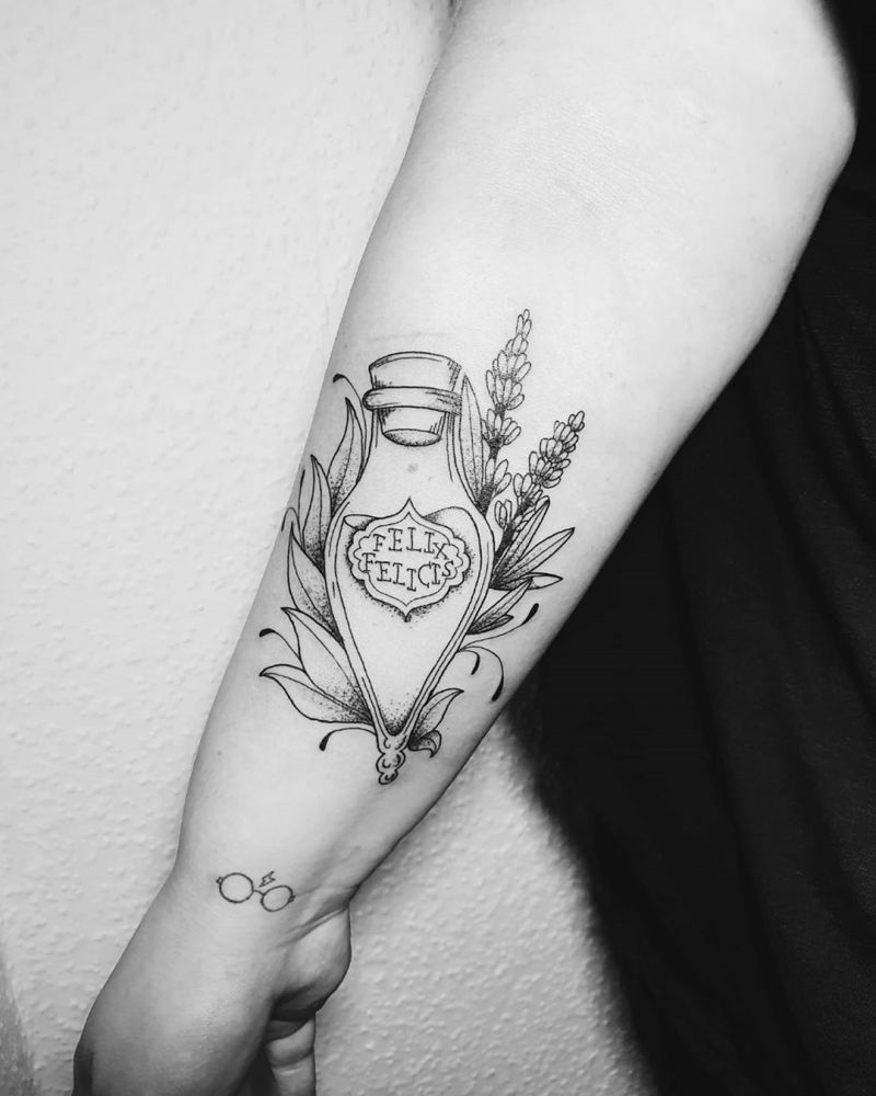 30 Pretty Felix Felicis Tattoos to Inspire You