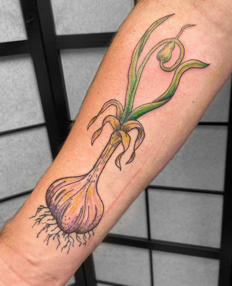 30 Pretty Garlic Tattoos to Inspire You