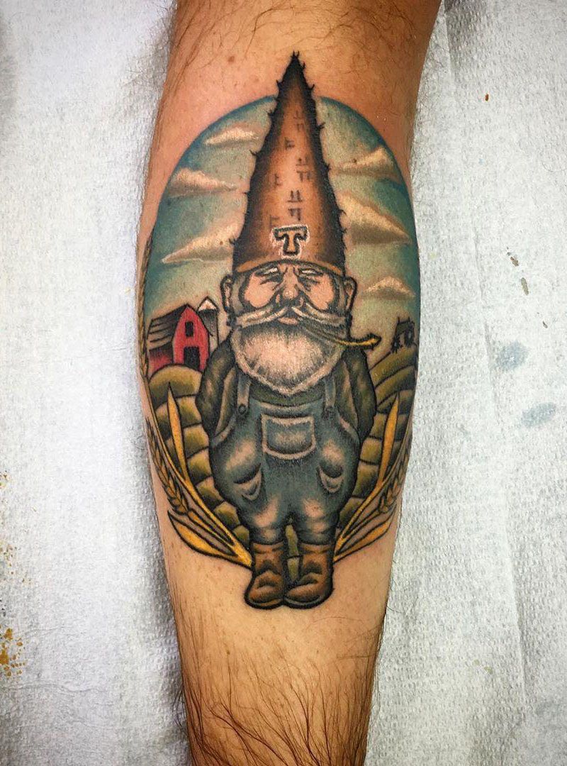 30 Cute Gnome Tattoos You Will Love