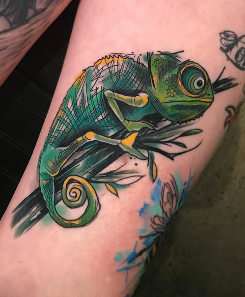 30 Pretty Lizard Tattoos Will Make You Want to Try