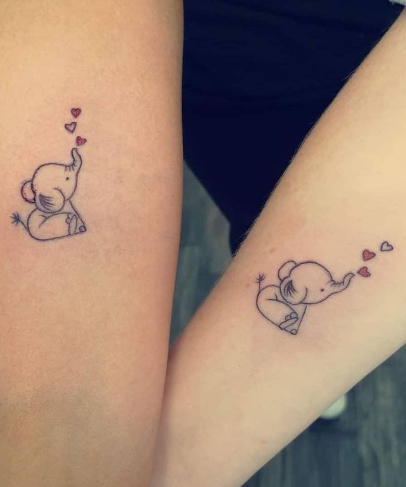 30 Pretty Sister Tattoos Let You Always Miss Each Other