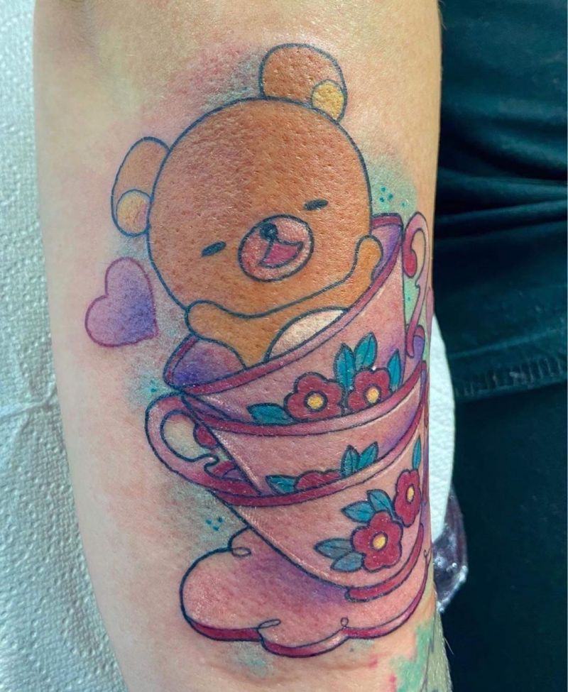 30 Pretty Teacup Tattoos Remind You to Rest