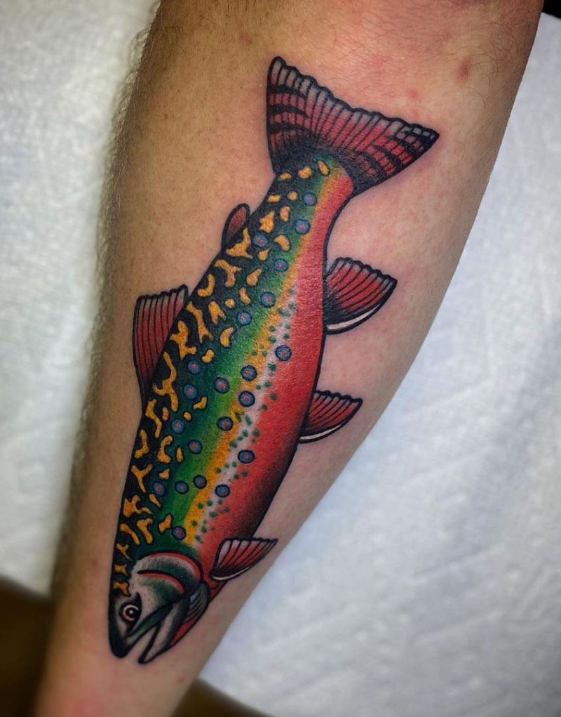 30 Elegant Trout Tattoos for Your Inspiration