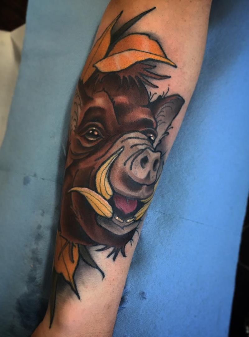 30 Pretty Wild Boar Tattoos You Must Try