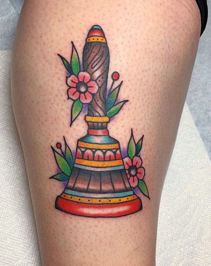 30 Pretty Bell Tattoos to Inspire You