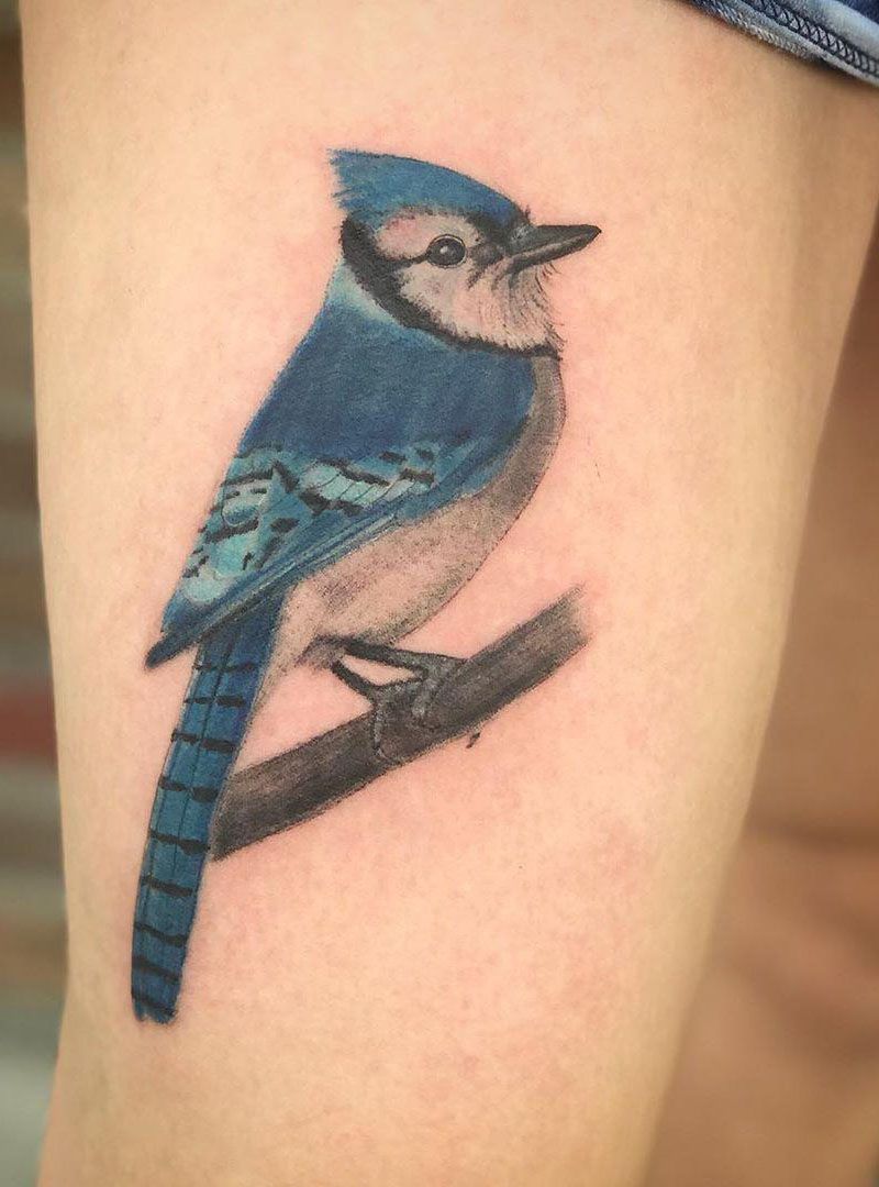 30 Pretty Bluejay Tattoos You Must Try