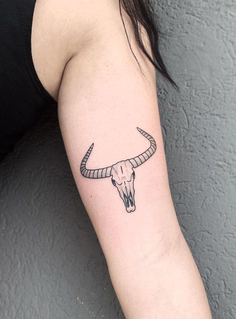 30 Pretty Bull Tattoos You Will Love