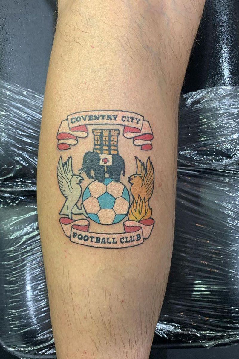 30 Pretty Football Tattoos Inspire You to Win The Game