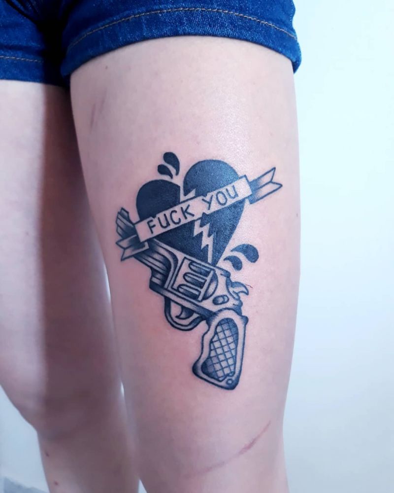 30 Pretty Gun Tattoos Enhance Your Personality