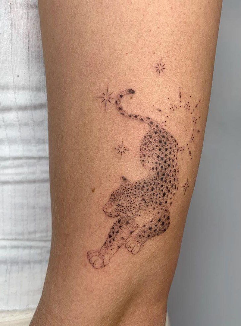 30 Pretty Leopard Tattoos You Will Love