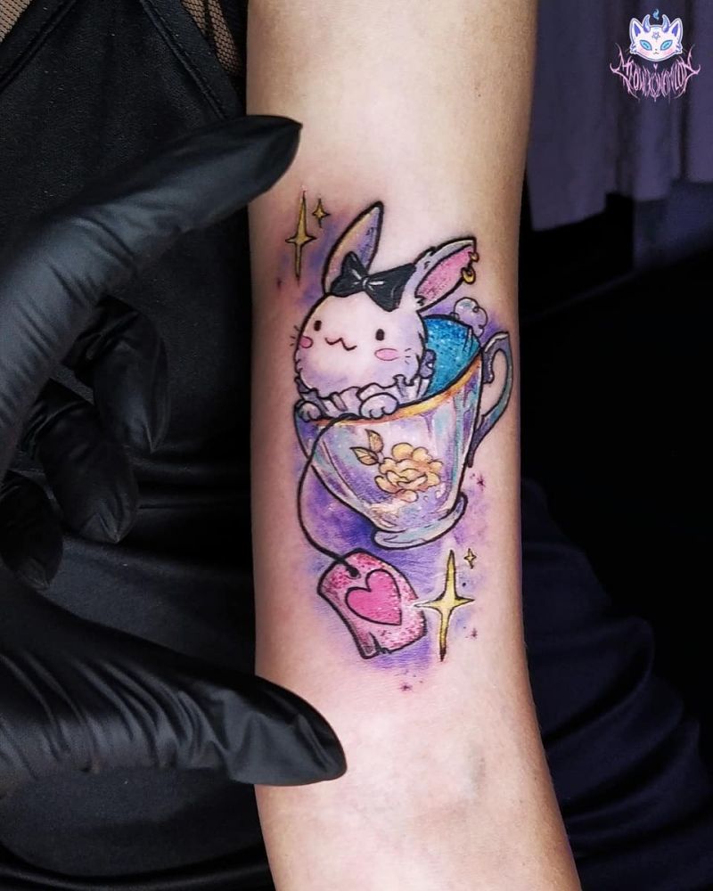 30 Pretty Teacup Tattoos Remind You to Rest