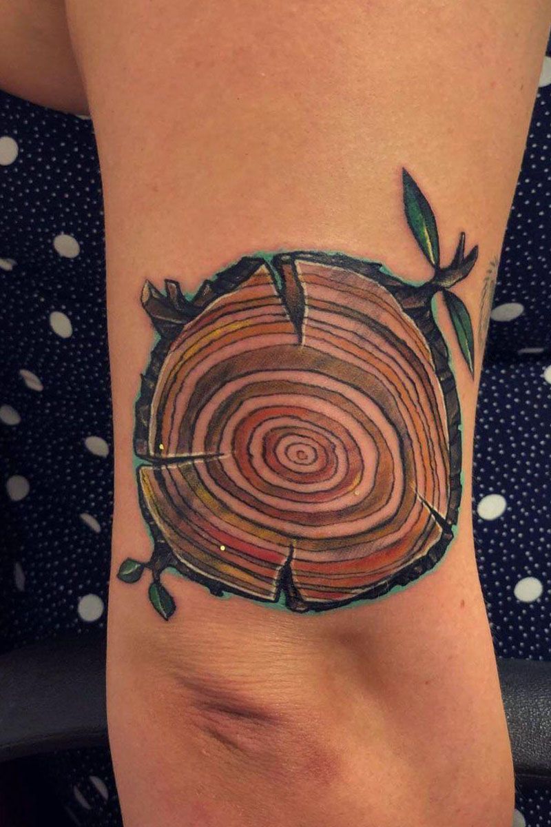 30 Pretty Tree Ring Tattoos Make You Beautiful Forever