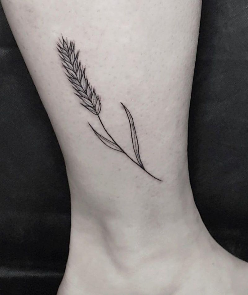 30 Pretty Wheat Tattoos to Inspire You