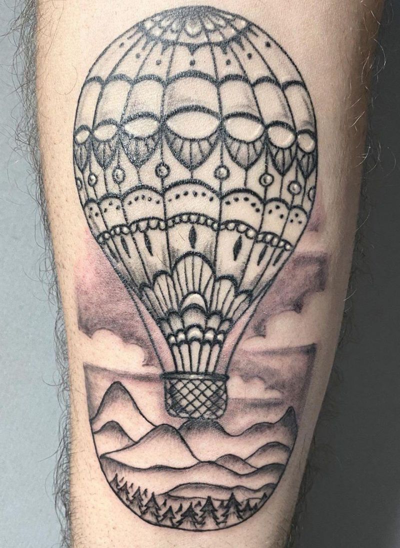 30 Pretty Balloon Tattoos to Inspire You