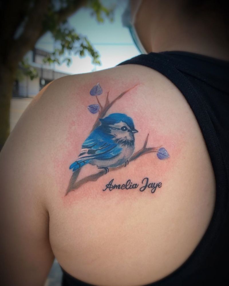 30 Pretty Bluejay Tattoos You Must Try