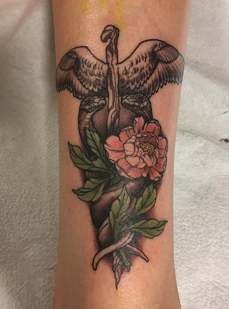 30 Pretty Caduceus Tattoos Make You Brave