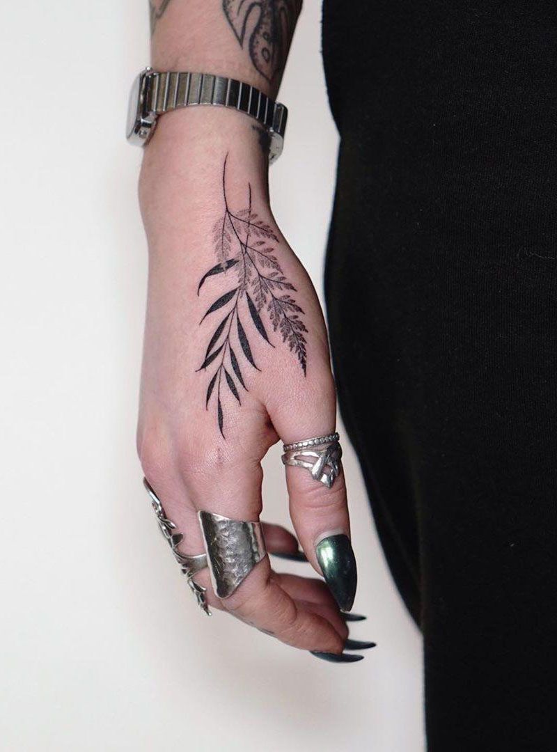 30 Pretty Fern Tattoos Improve Your Temperament