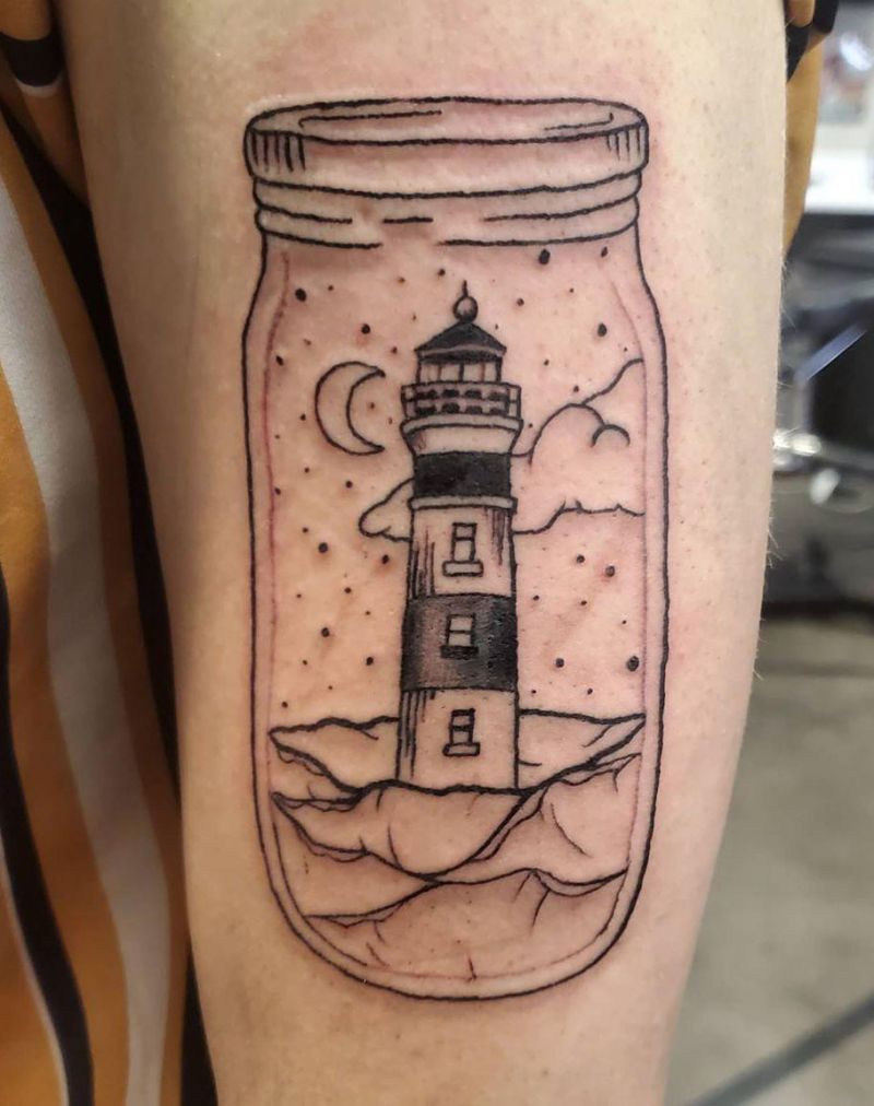 30 Pretty Jar Tattoos Make You Attractive