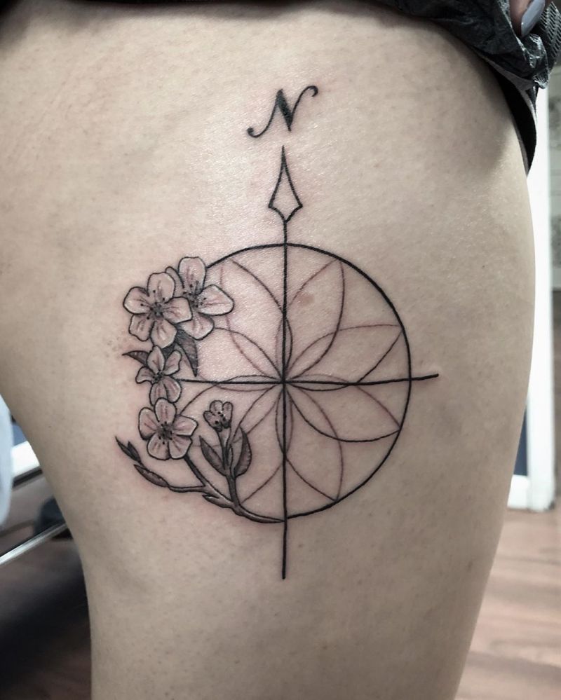 30 Pretty Peach Blossom Tattoos You Shouldn't Miss