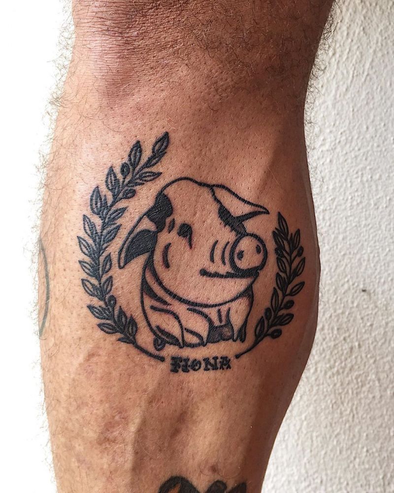 30 Cute Pig Tattoos You Will Love